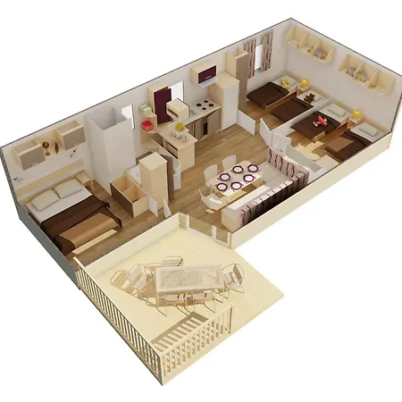 Am Waldrand - Mobilheim Pacifique Fuer 4 Personen - Enzian * נוישטאדט אין הולשטיין